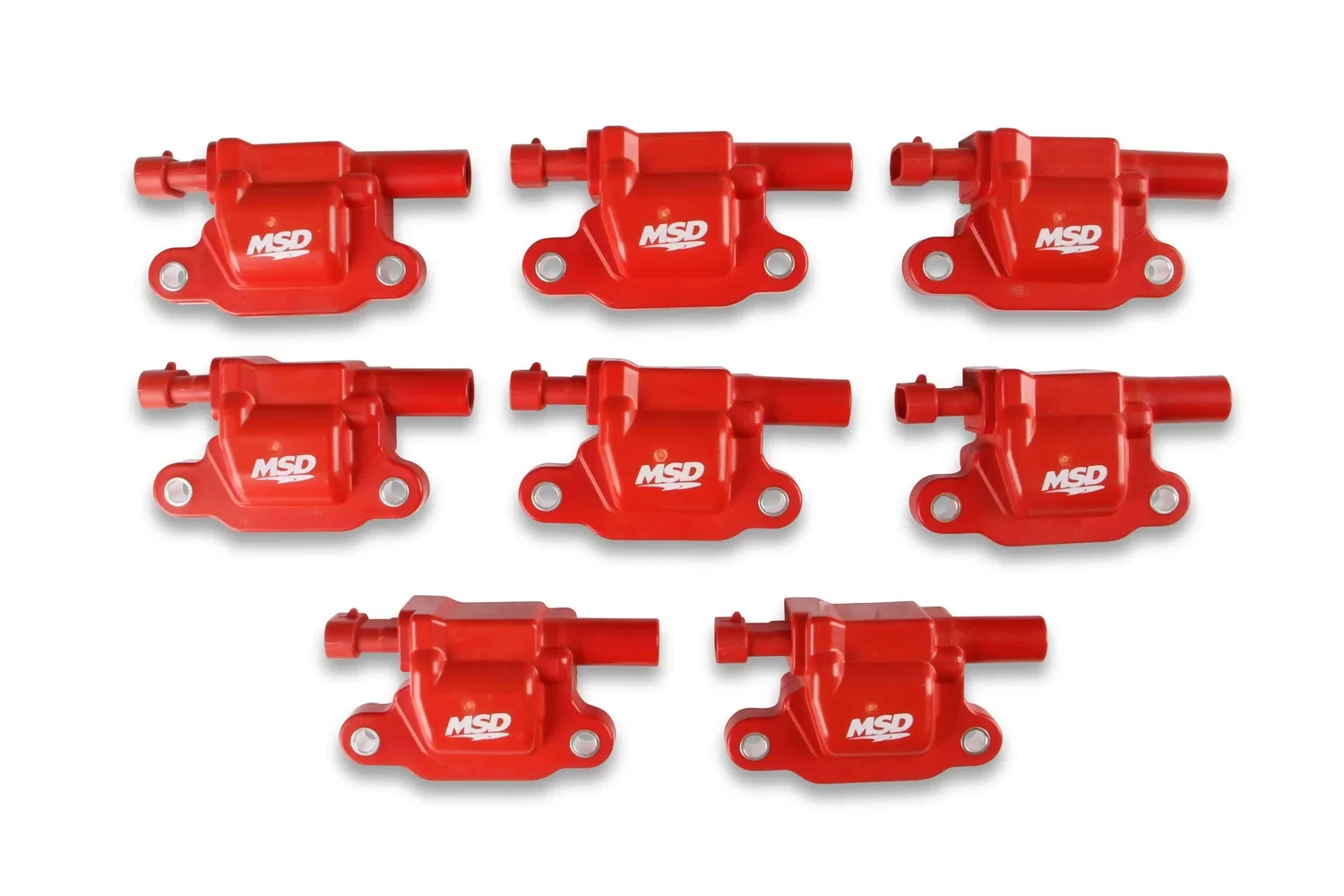 82658 MSD Ignition Coil Blaster LS 2005-2013 GM LS2_LS3_LS4_LS7_LS9 Red 8-pack